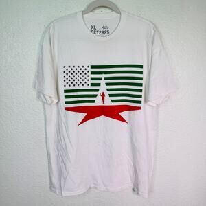 Beyonce Cowboy Carter Tour Shirt XL Juneteenth Flag Concert Merch Tee Shirt